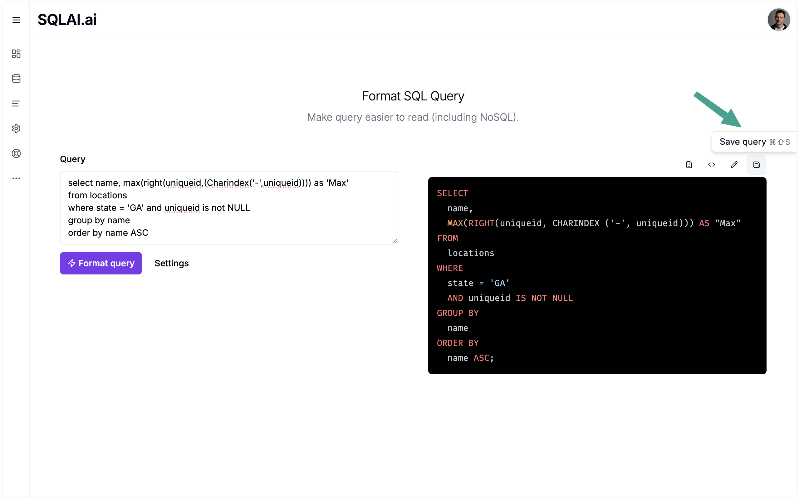 Run Query On Connected Data Source