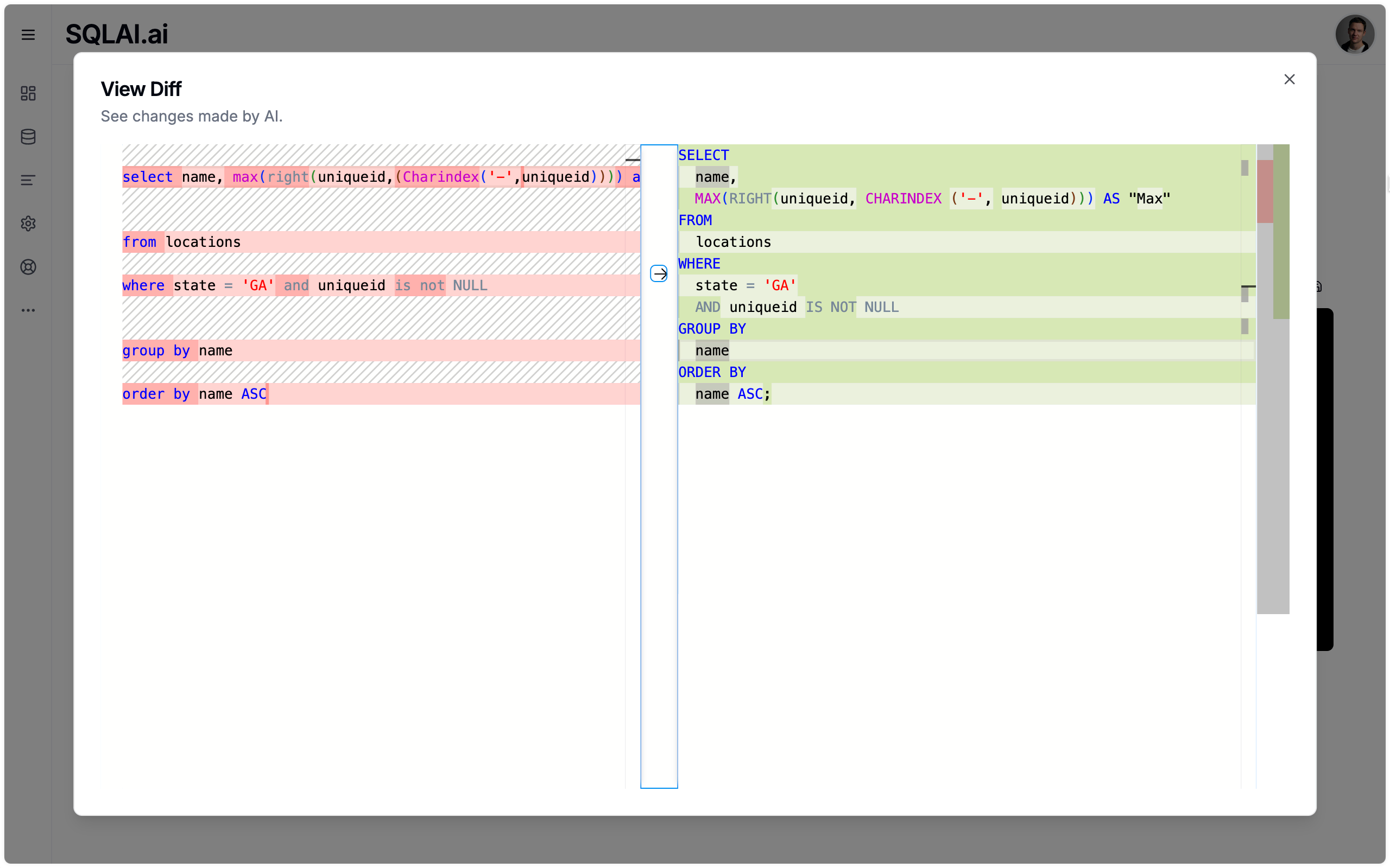 Run Query On Connected Data Source