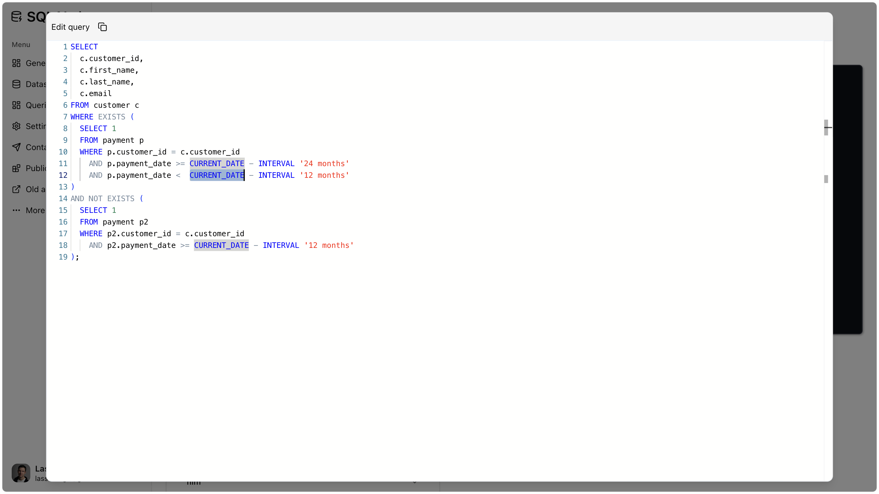 Edit Query Using Full-fledged VS Code